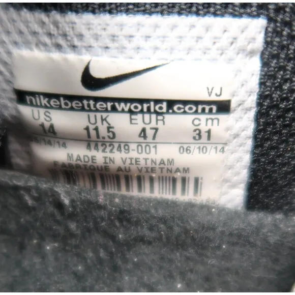 Nike Shoes Womens 14 Athletic Trainer Air Extreme Volley Black Grey Sport Active