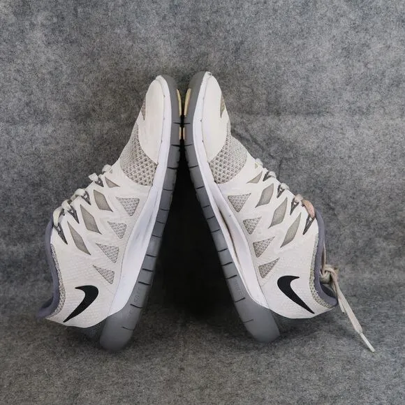 Nike Shoes Womens 8 Athletic Trainers Free 5.0 Sport Running Active Comfort Grey