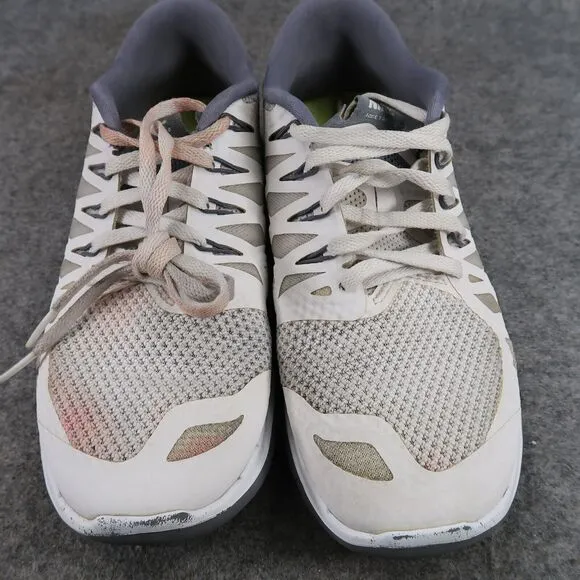 Nike Shoes Womens 8 Athletic Trainers Free 5.0 Sport Running Active Comfort Grey