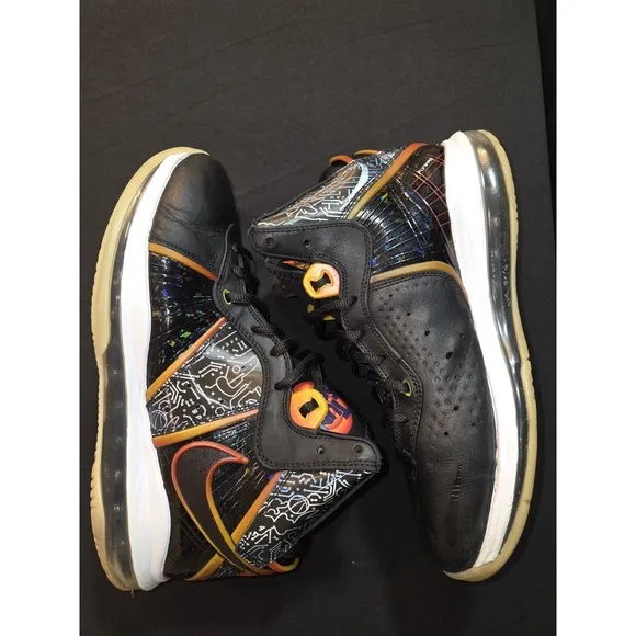 Nike Space Jam x LeBron 8 &quot;A New Legacy&quot; Mens 9  Glow Bottom! James Lakers