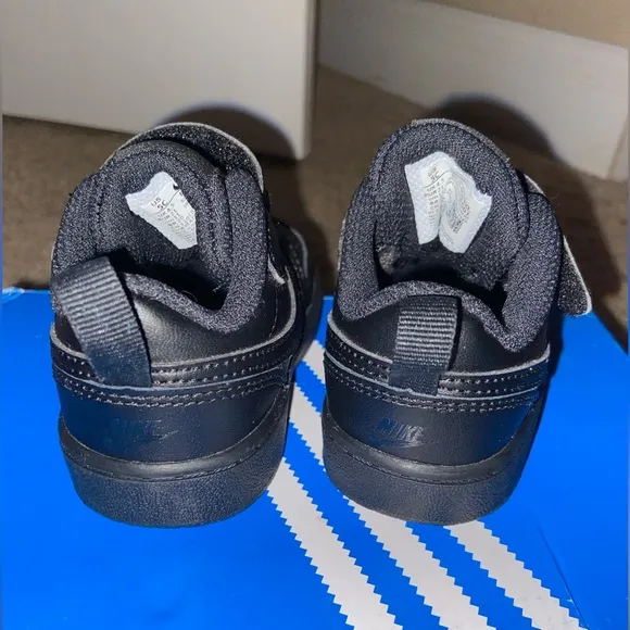 Nike Sport Court Borough Low 2 - BQ5453-001 - Black Toddlers Shoes - Size 5C