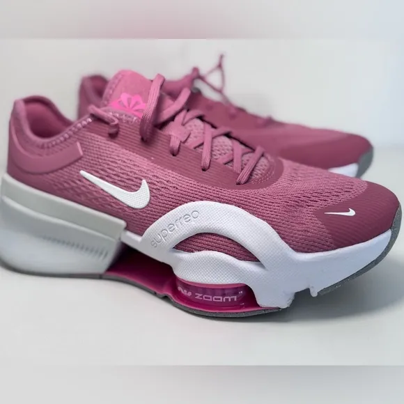 NIKE SuperRep 4 Air Zoom Women’s Berry Pink Sneakers Running Shoes Size 9