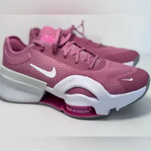 NIKE SuperRep 4 Air Zoom Women’s Berry Pink Sneakers Running Shoes Size 9