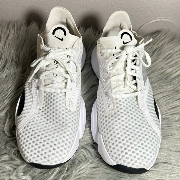 Nike Superrep Go Women Running Trainers Sneakers White Black Dark Smoke Grey Sz9