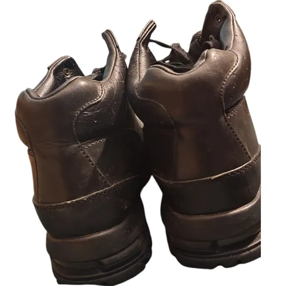 Nike Triple Black Air Max ACG Goadme Leather Shoe-Boots - Size 14