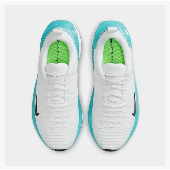 Nike womanReactX Infinity Run 4 White Black Cactus HF4997-100  Size‎ 11