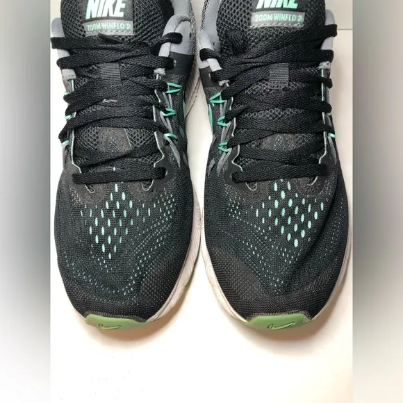 Nike Women's Gray and Teal Running Shoes