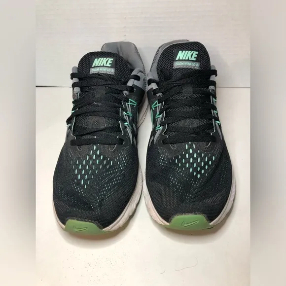 Nike Women's Gray and Teal Running Shoes