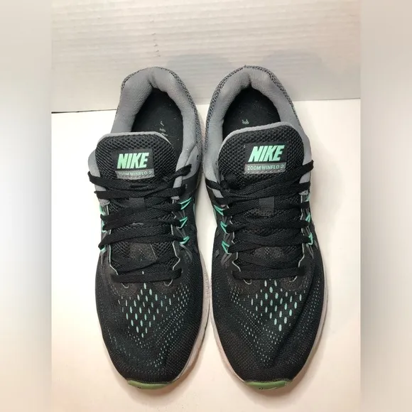 Nike Women's Gray and Teal Running Shoes