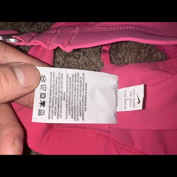 Nike Women’s Jacquemus La Brassière Drapée Pink Sport Bra