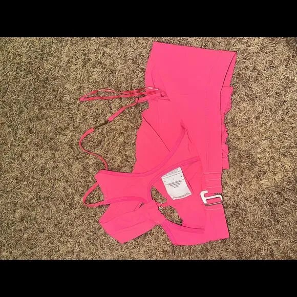 Nike Women’s Jacquemus La Brassière Drapée Pink Sport Bra