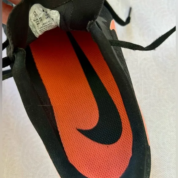 Nike Zoom Pegasus 37 Size 10 Black Mango Running Shoes Sneakers Athletic…
