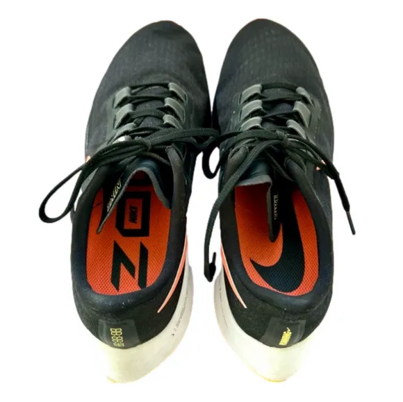 Nike Zoom Pegasus 37 Size 10 Black Mango Running Shoes Sneakers Athletic…