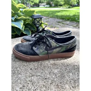 Nike Zoom Stefan Janoski ERDL Skateboarding Shoes 633300-031 Men's Size 10.5