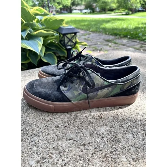 Nike Zoom Stefan Janoski ERDL Skateboarding Shoes 633300-031 Men's Size 10.5