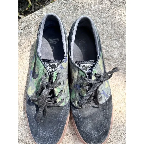 Nike Zoom Stefan Janoski ERDL Skateboarding Shoes 633300-031 Men's Size 10.5