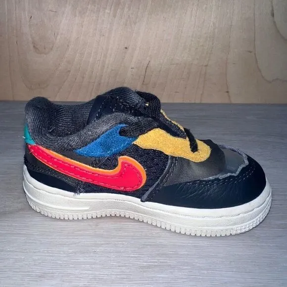 Nike Air Force 1 Low TD 'Black History Month' CV2416-001 Toddler 6C