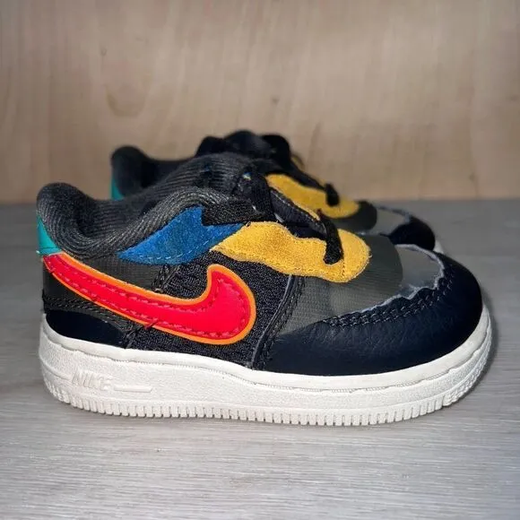 Nike Air Force 1 Low TD 'Black History Month' CV2416-001 Toddler 6C