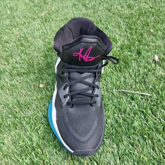 Nike Kyrie 8 Infinity South Beach Basketball Shoes Black Pink Size 9.5 Mens Pre-