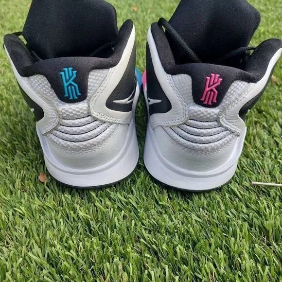 Nike Kyrie 8 Infinity South Beach Basketball Shoes Black Pink Size 9.5 Mens Pre-