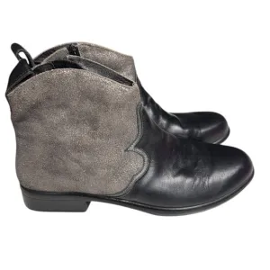 Noat Sirocco Women’s Black Leather Boots Size 9 Eu 40