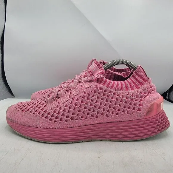 NoBull Aspire Womens 10 Bright Pink Training Shoes Running Walking Outdoors