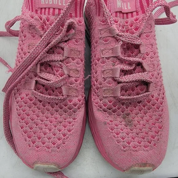 NoBull Aspire Womens 10 Bright Pink Training Shoes Running Walking Outdoors