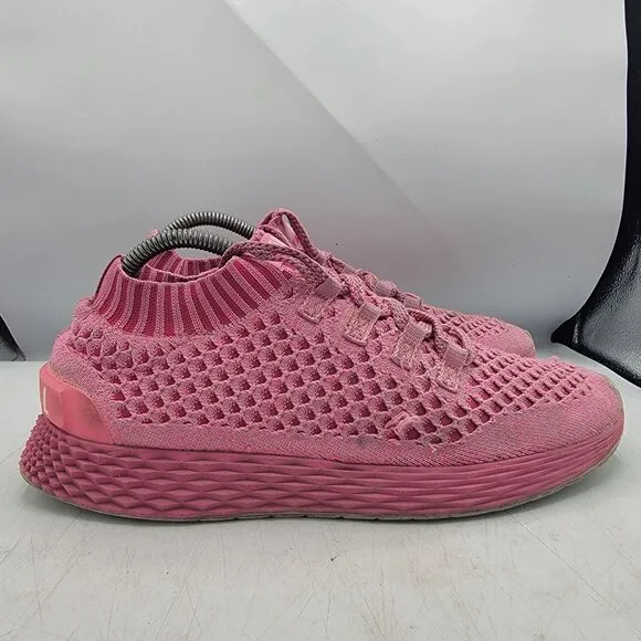 NoBull Aspire Womens 10 Bright Pink Training Shoes Running Walking Outdoors