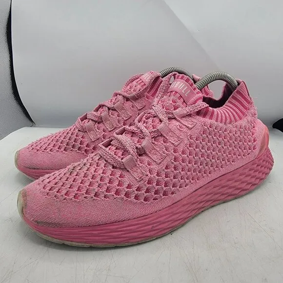 NoBull Aspire Womens 10 Bright Pink Training Shoes Running Walking Outdoors
