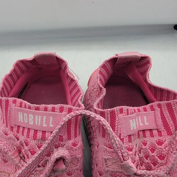 NoBull Aspire Womens 10 Bright Pink Training Shoes Running Walking Outdoors