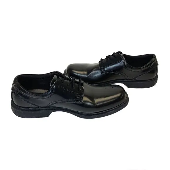 Nunn Bush Mens Baker Street Plain Toe Oxford Comfort Black Laced Shoes Sz 11M