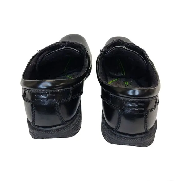 Nunn Bush Mens Baker Street Plain Toe Oxford Comfort Black Laced Shoes Sz 11M