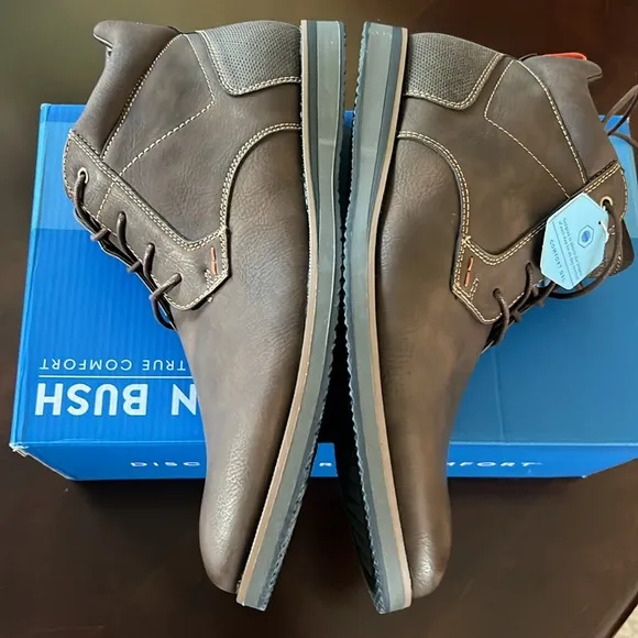 Nunn Bush Mens Circuit Men's Chukka Boots Memory Foam New color brown size 11.5