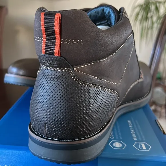 Nunn Bush Mens Circuit Men's Chukka Boots Memory Foam New color brown size 11.5