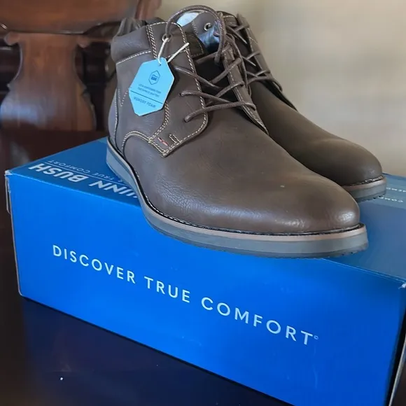 Nunn Bush Mens Circuit Men's Chukka Boots Memory Foam New color brown size 11.5