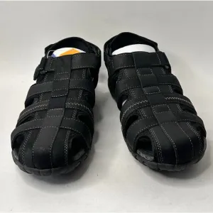 Nunn Bush Men's Rio Bravo Fisherman Sandals Black Size 11 W  NWT