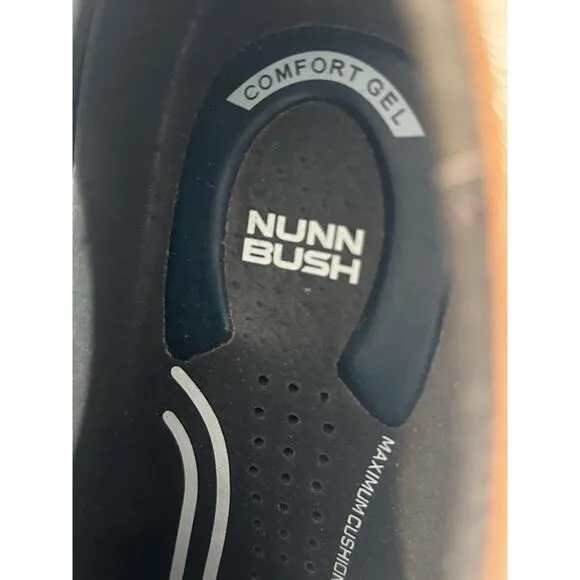 Nunn Bush Size 12 M Comfort Gel Memory Foam Men’s Brown Leather Shoes