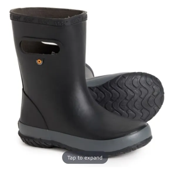 NWB Bogs Footwear Boys Skipper Solid Rain Boots Waterproof  size 13 kids 1491