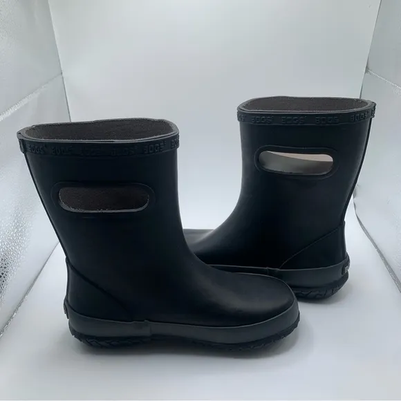 NWB Bogs Footwear Boys Skipper Solid Rain Boots Waterproof  size 13 kids 1491