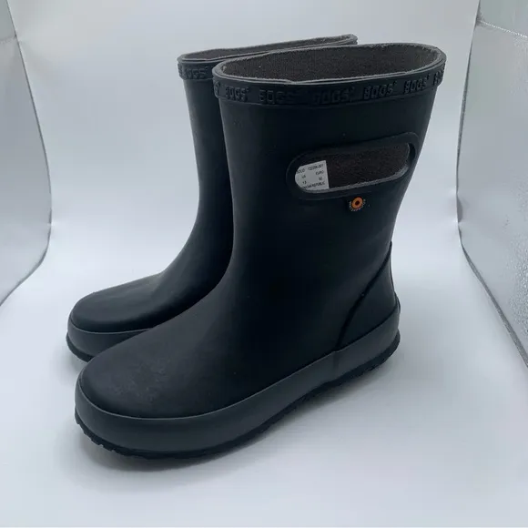 NWB Bogs Footwear Boys Skipper Solid Rain Boots Waterproof  size 13 kids 1491