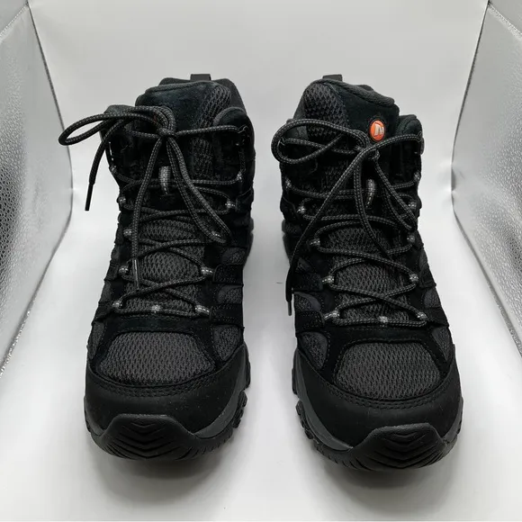 NWB Merrell Men's Moab 3 Mid size 11.5 black boots hiking vibram 2273