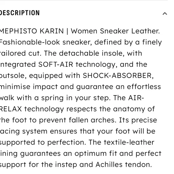 NWOB $269 Mephisto Karin Gold and White Comfort Sneaker