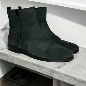 NWOB ECCO | Touch 15 Suede Leather Ankle Boots Lateral Zippers