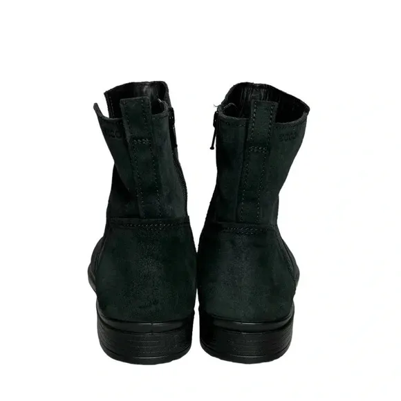 NWOB ECCO | Touch 15 Suede Leather Ankle Boots Lateral Zippers