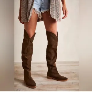 NWOB Free People Banks Over-The-Knee Suede Boots (Size 40/ 9.5)