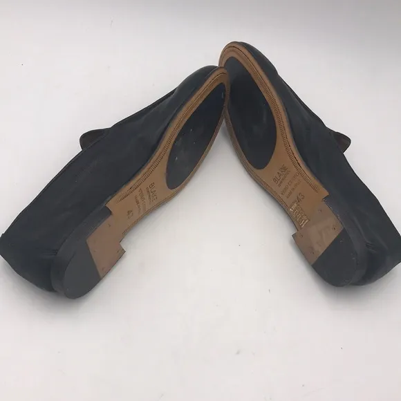 NWOB Giorgio's of Palm Beach  Black Leather Slip on Loafer Made in Italy