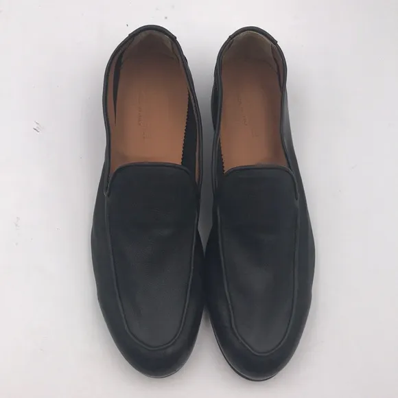 NWOB Giorgio's of Palm Beach  Black Leather Slip on Loafer Made in Italy