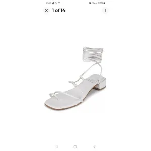 NWOB Jeffrey Campbell Sandal Womens AGATE-2 white strappy size 7 EU 38 Handmade