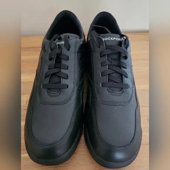 NWOB ROCKPORT Prowalker Men's Black Leather Shoes