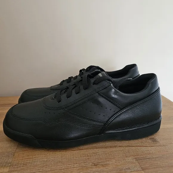 NWOB ROCKPORT Prowalker Men's Black Leather Shoes